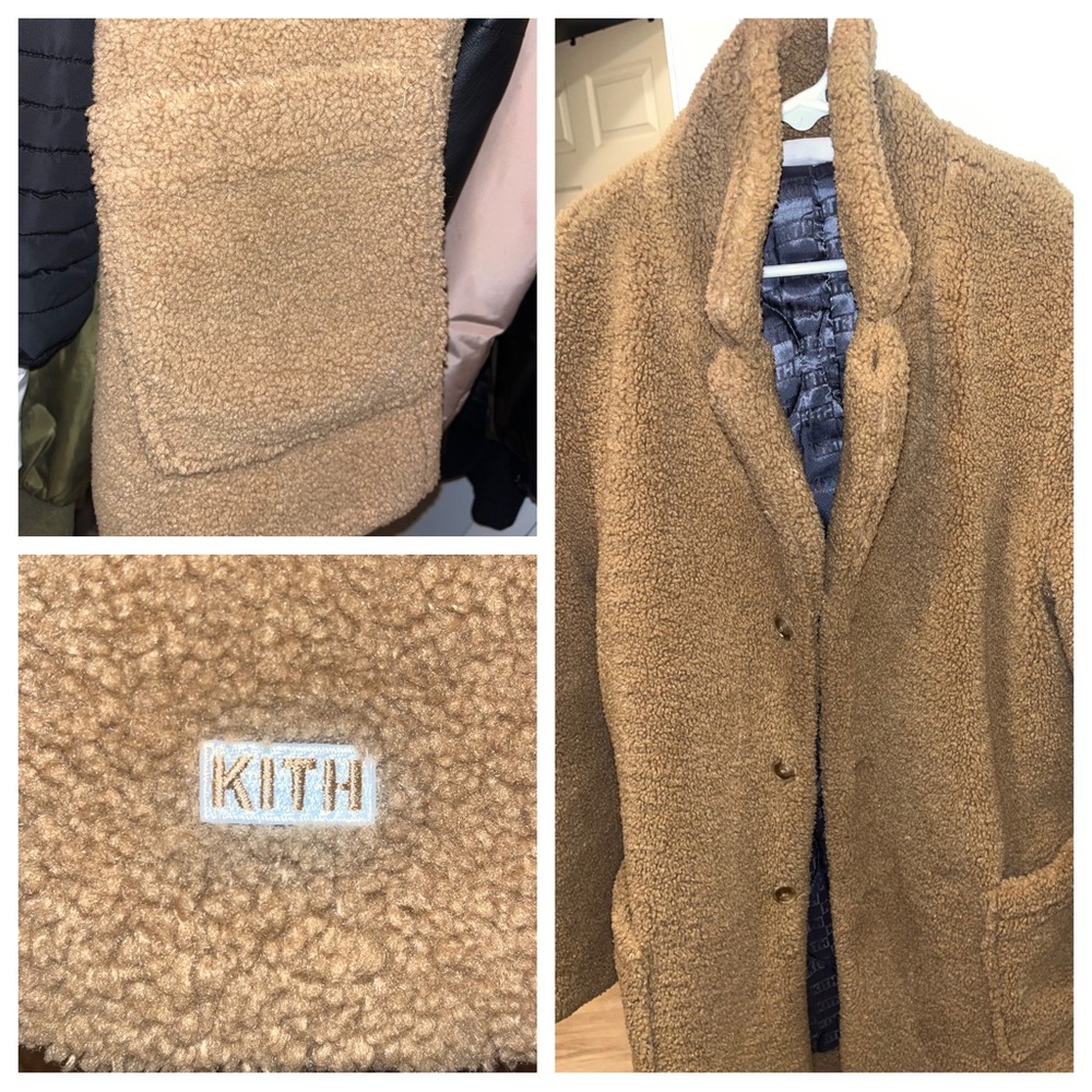 Kids 'Kith' Sherpa jacket size 12